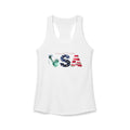 Women's Ideal Racerback Tank Happy 250th Birthday USA