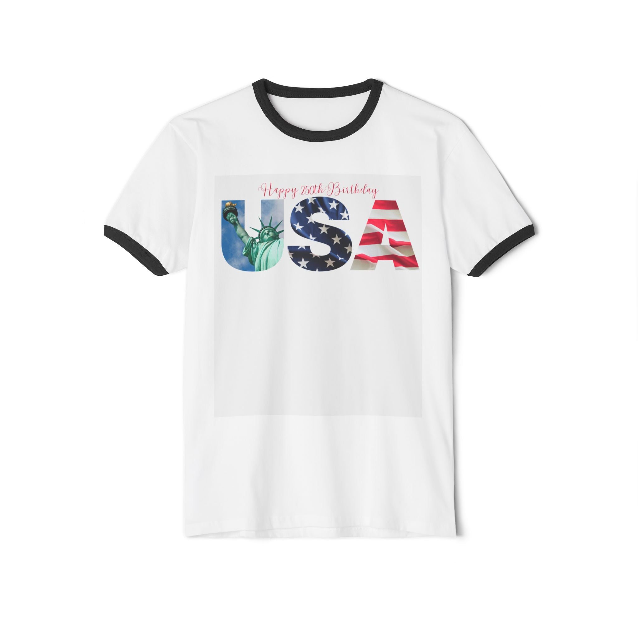 Happy 250th Birthday USA Ringer T-Shirt